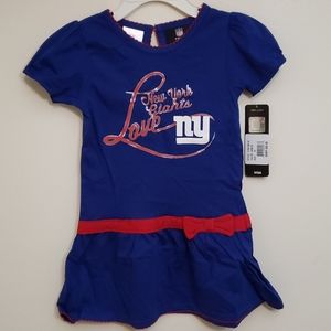 NY Giants NFL Girls 3T Dress